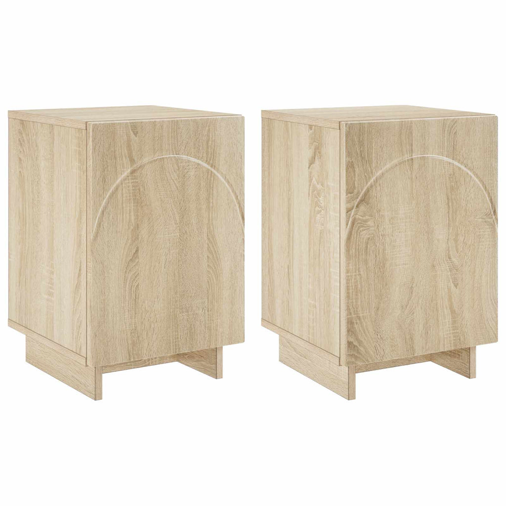 vidaXL Szafka Nocna 2 szt. dąb Sonoma 33,5 x 34,5 x 50 cm