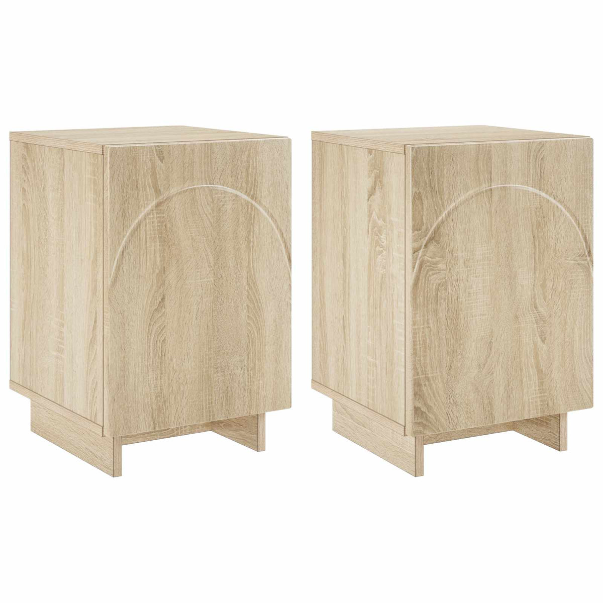 vidaXL Szafka Nocna 2 szt. dąb Sonoma 33,5 x 34,5 x 50 cm