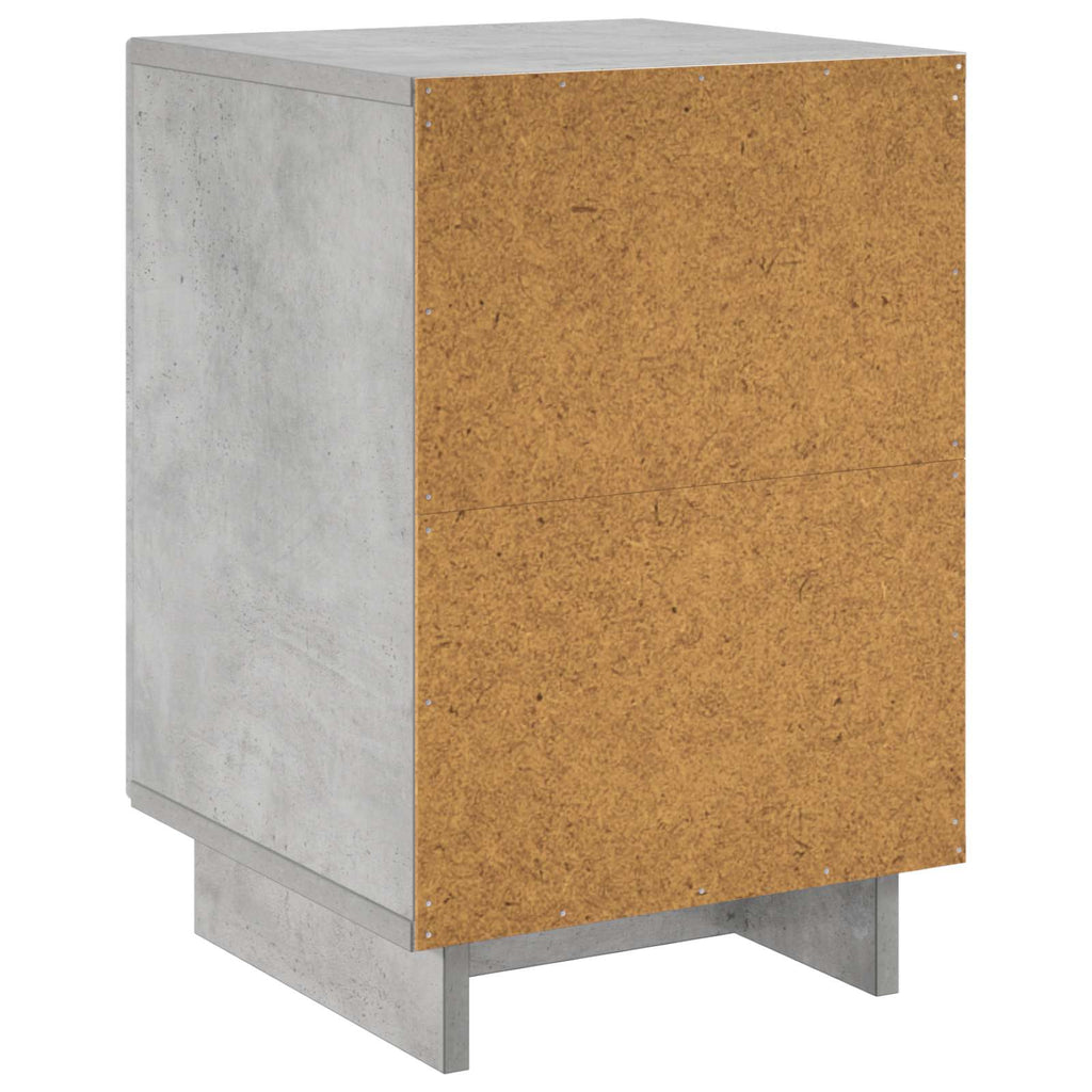 vidaXL Szafka Nocna 2 szt. Betonowy szary 33,5 x 34,5 x 50 cm