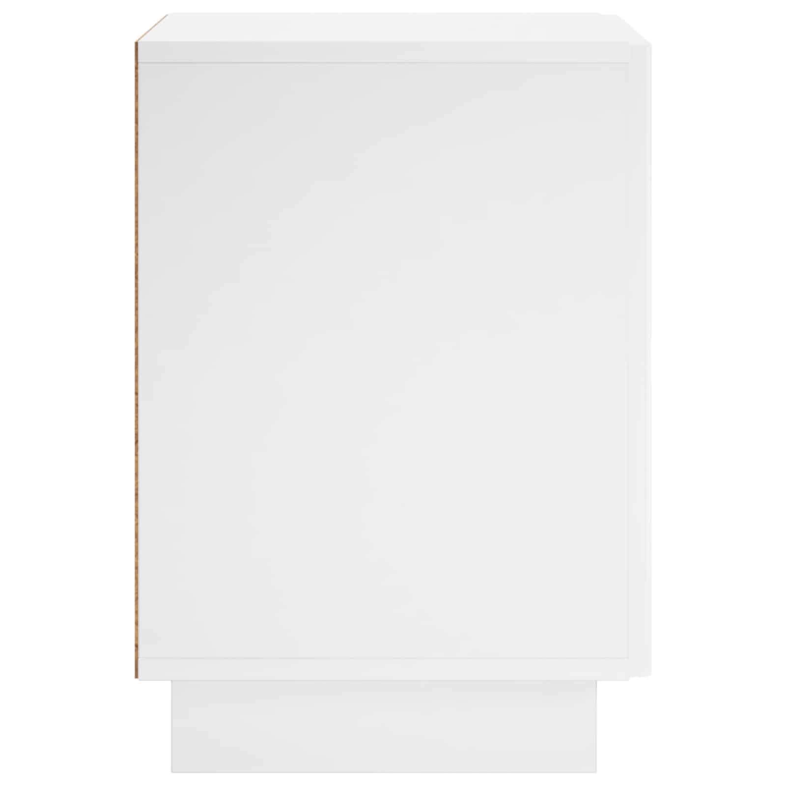 vidaXL Szafka Nocna Biały wysoki połysk 33,5 x 34,5 x 50 cm
