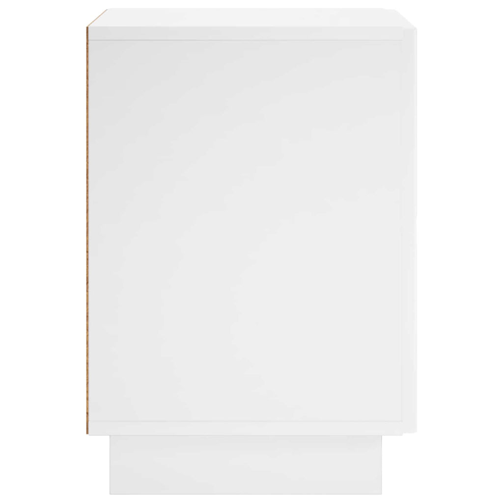 vidaXL Szafka Nocna 2 szt. Biały wysoki połysk 33,5 x 34,5 x 50 cm