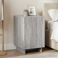 vidaXL Szafka Nocna Szary Sonoma 33,5 x 34,5 x 50 cm