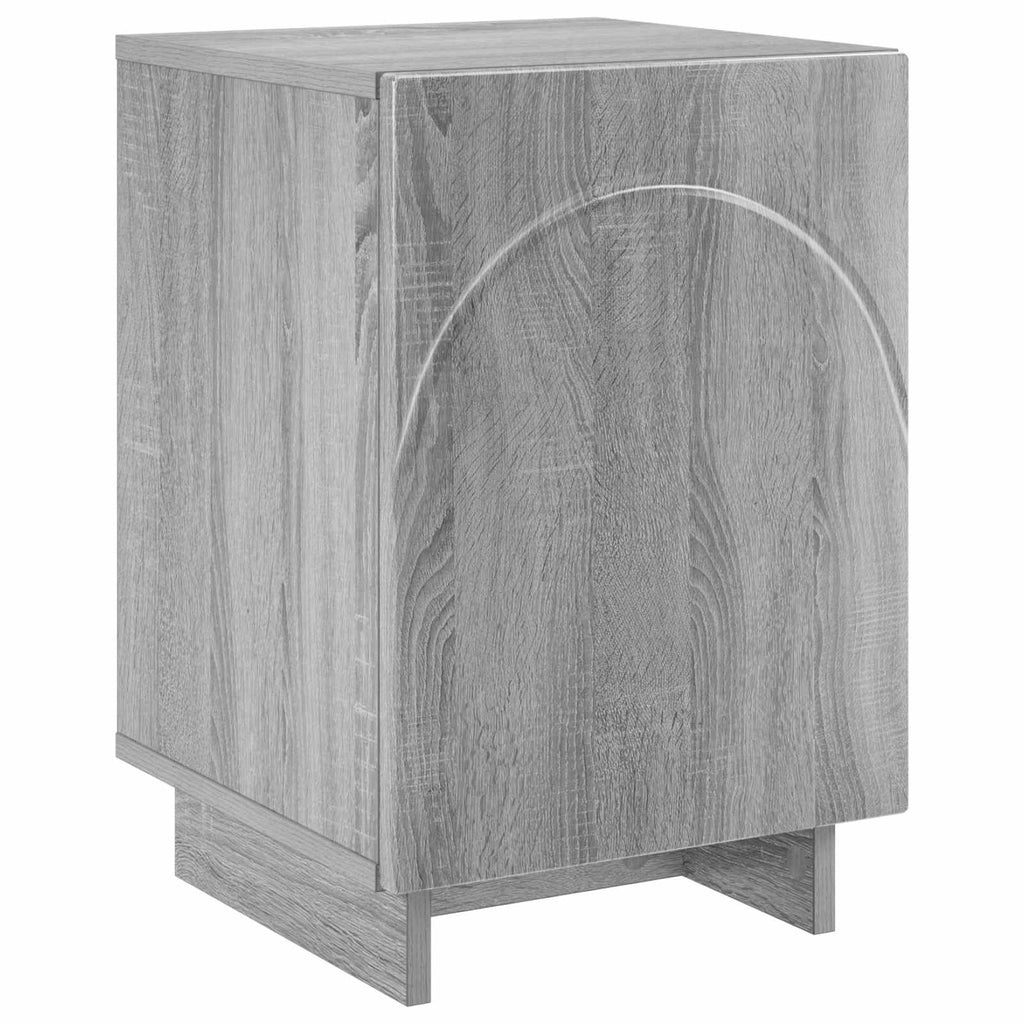 vidaXL Szafka Nocna Szary Sonoma 33,5 x 34,5 x 50 cm