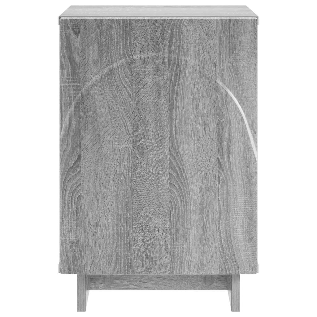 vidaXL Szafka Nocna Szary Sonoma 33,5 x 34,5 x 50 cm
