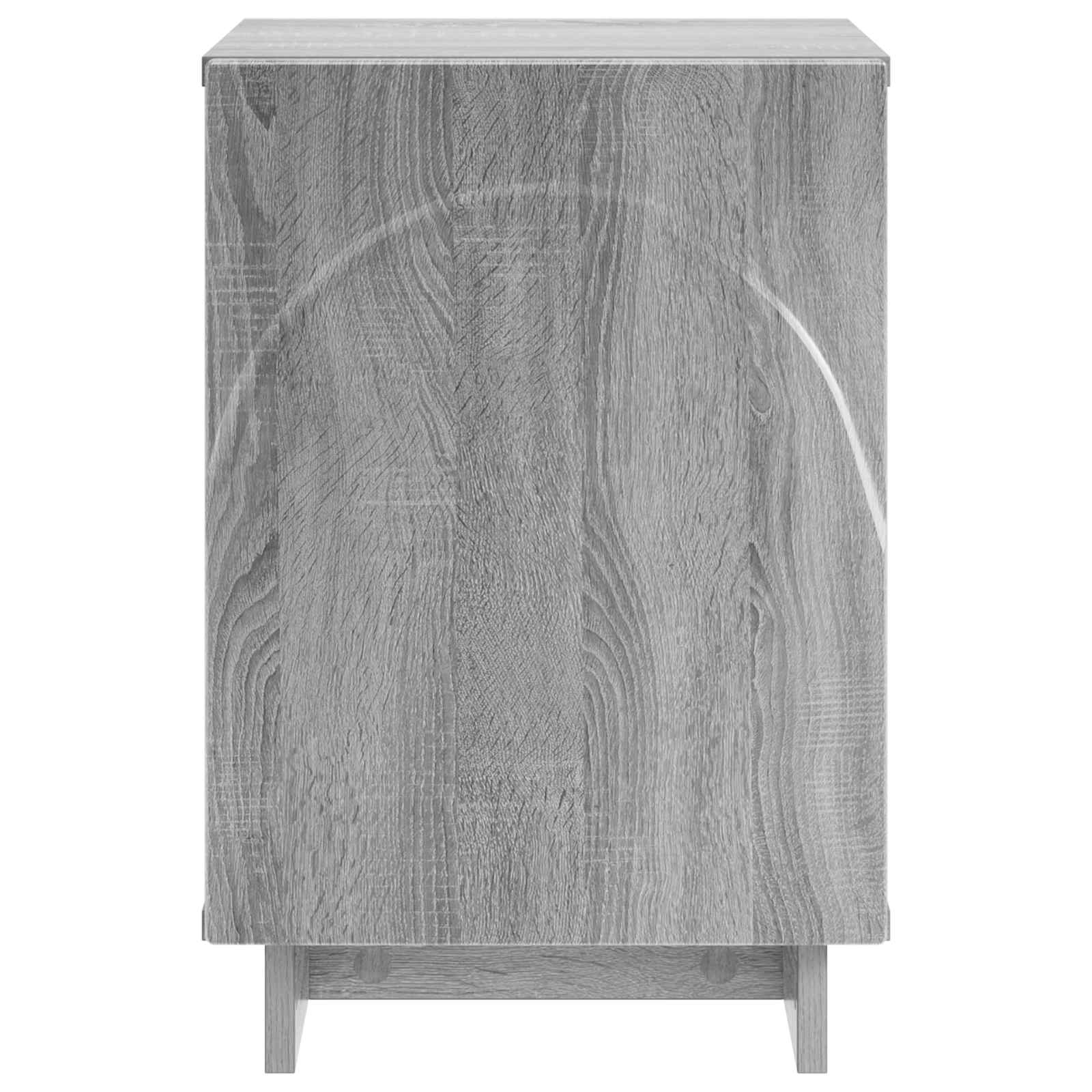 vidaXL Szafka Nocna Szary Sonoma 33,5 x 34,5 x 50 cm