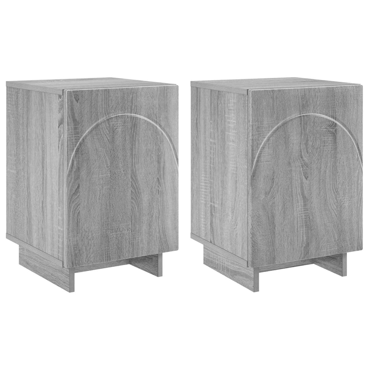 vidaXL Szafka Nocna 2 szt. Szary Sonoma 33,5 x 34,5 x 50 cm