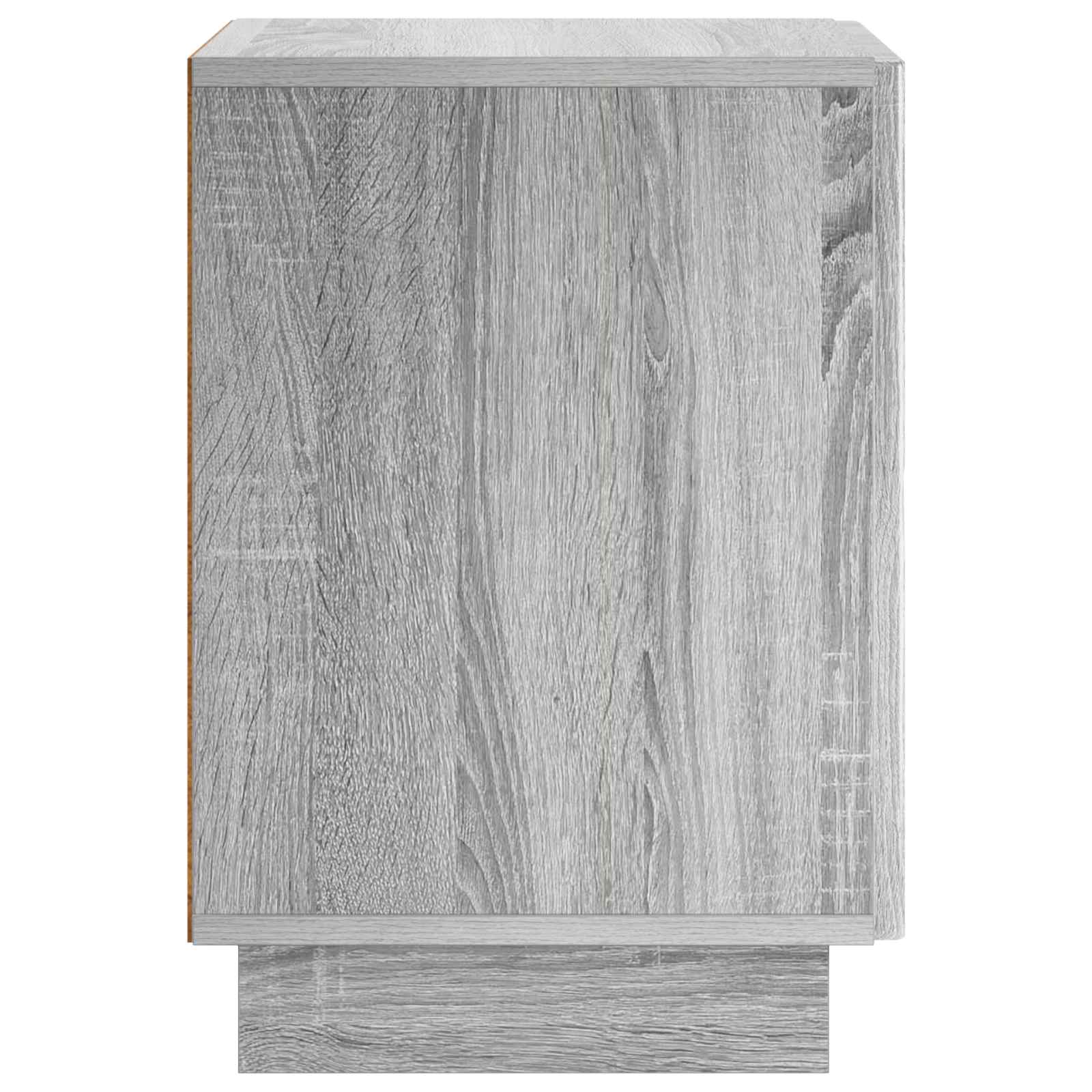 vidaXL Szafka Nocna 2 szt. Szary Sonoma 33,5 x 34,5 x 50 cm