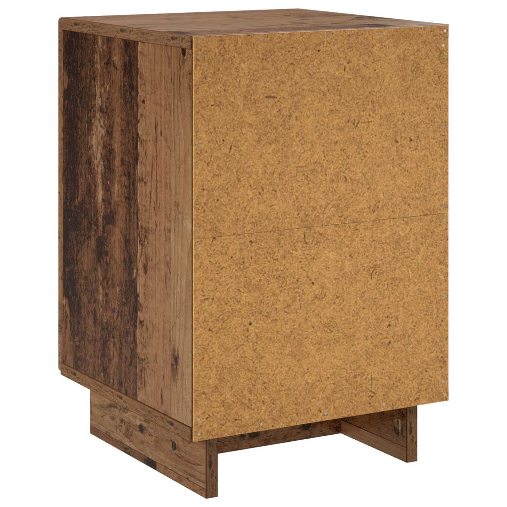 vidaXL Szafka Nocna 2 szt. Stare drewno 33,5 x 34,5 x 50 cm