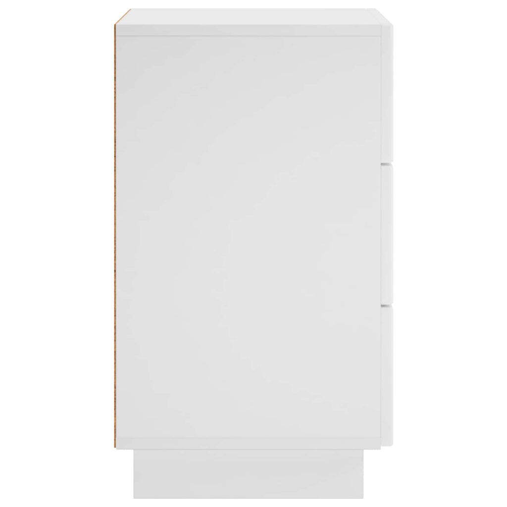 vidaXL Szafka Nocna Biały 33,5 x 34,5 x 60 cm Materiał drewnopochodny