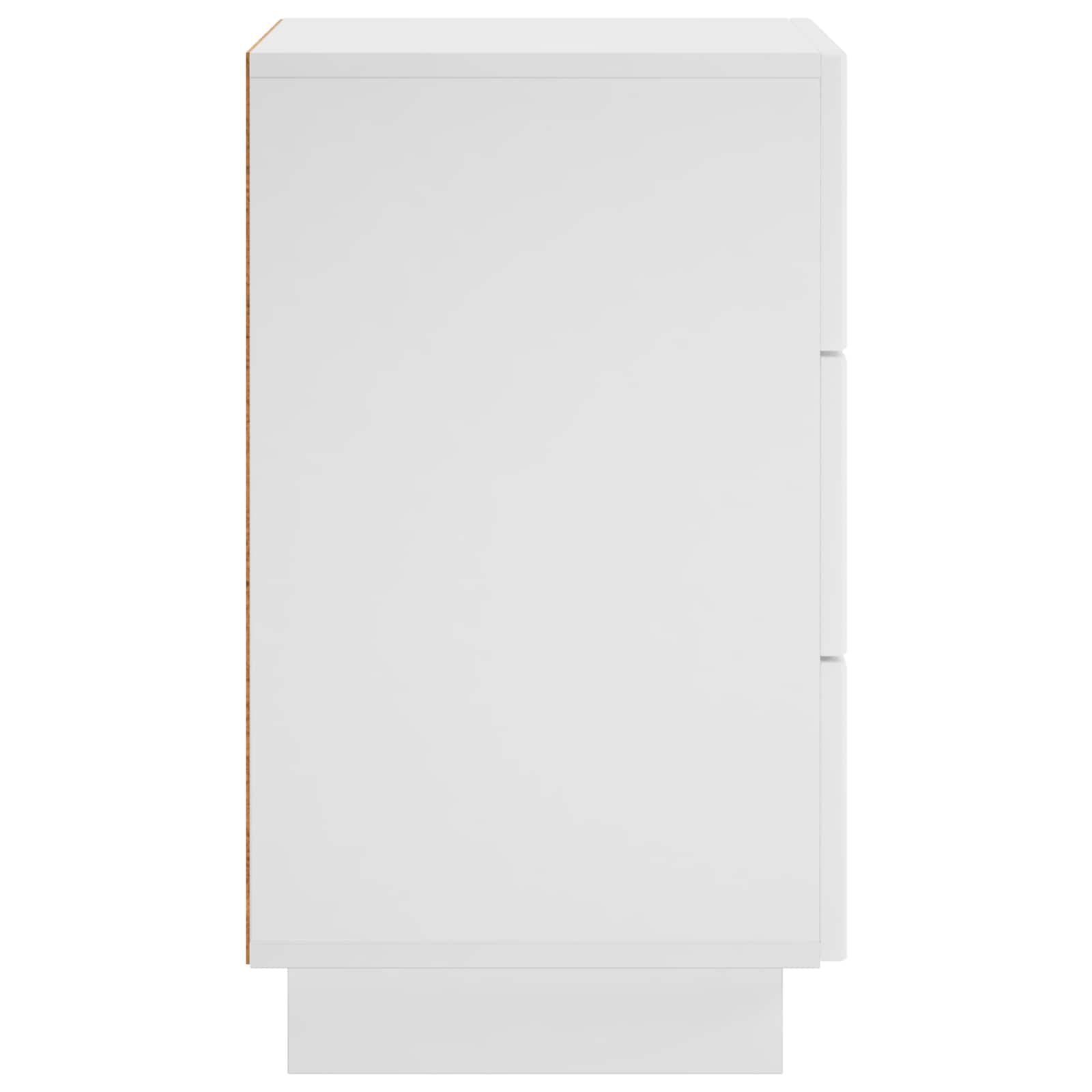 vidaXL Szafka Nocna 2 szt. Biały 33,5 x 34,5 x 60 cm