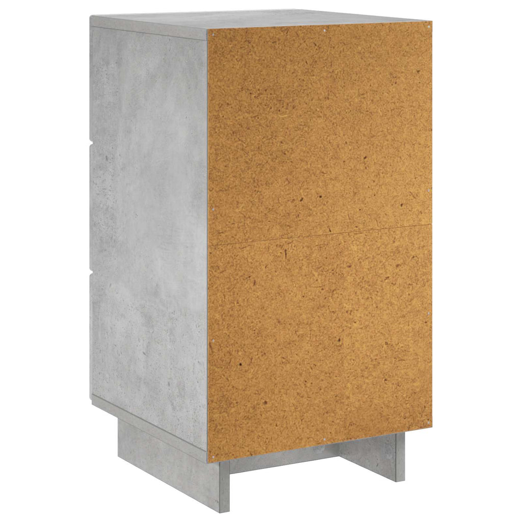 vidaXL Szafka Nocna 2 szt. Betonowy szary 33,5 x 34,5 x 60 cm
