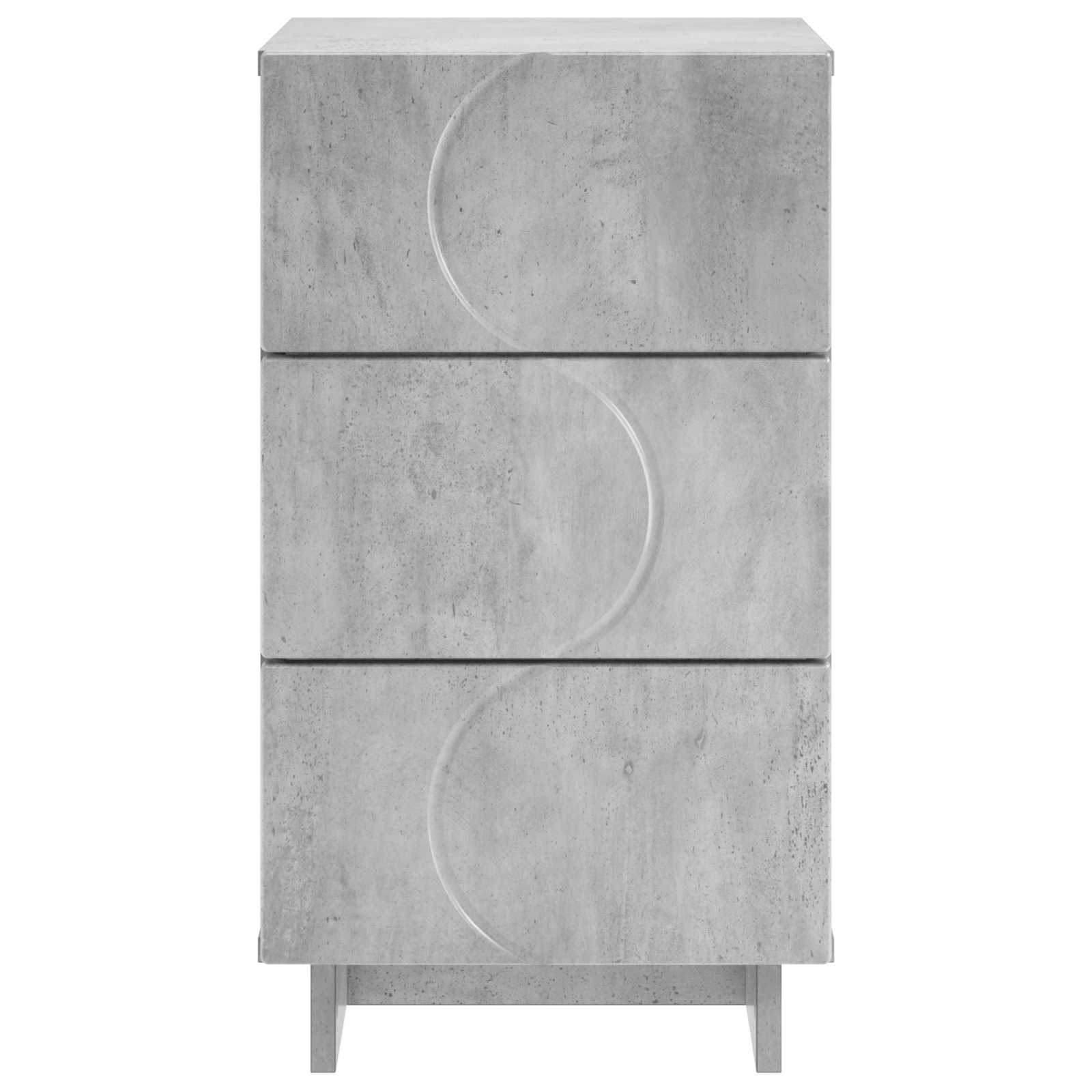 vidaXL Szafka Nocna 2 szt. Betonowy szary 33,5 x 34,5 x 60 cm