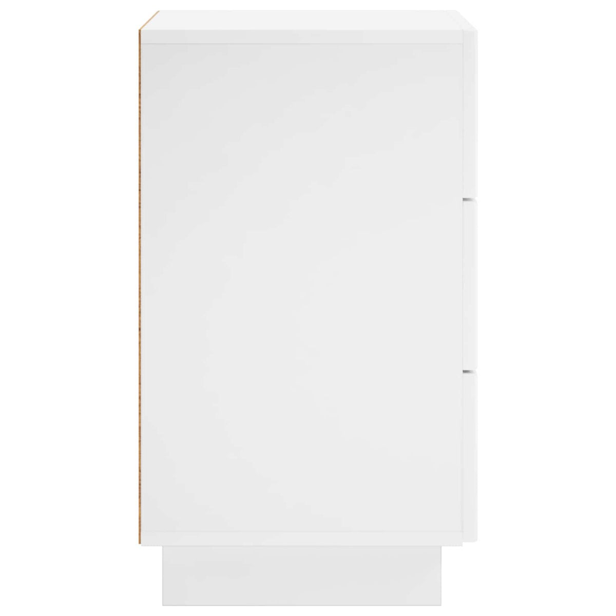 vidaXL Szafka Nocna Biały wysoki połysk 33,5 x 34,5 x 60 cm
