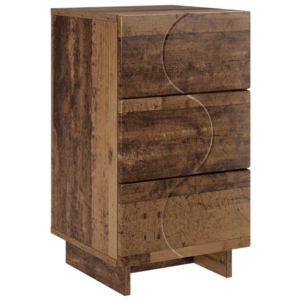 vidaXL Szafka Nocna Stare drewno 33,5 x 34,5 x 60 cm
