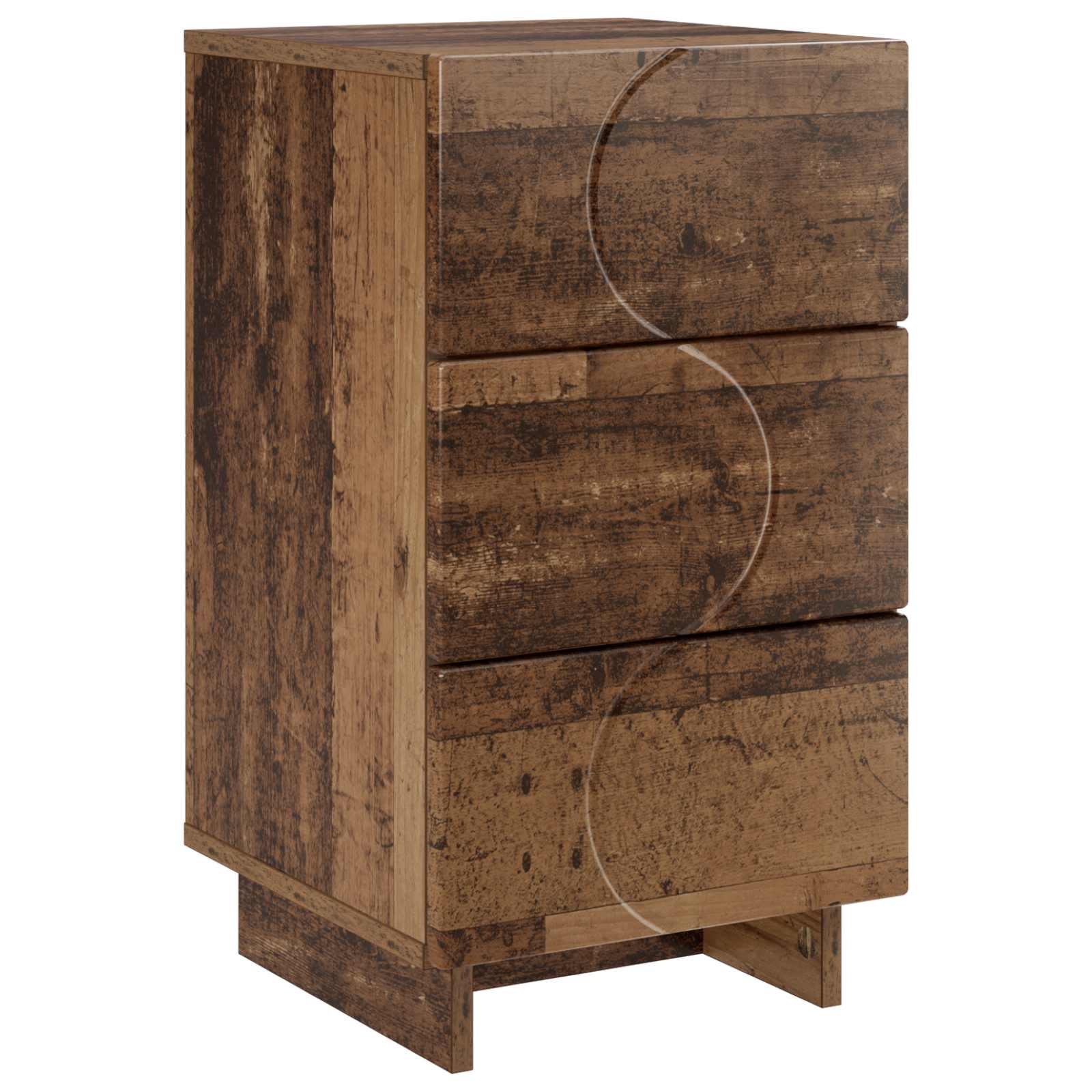vidaXL Szafka Nocna Stare drewno 33,5 x 34,5 x 60 cm