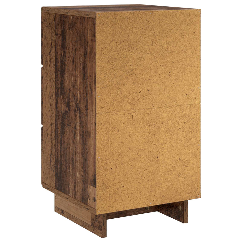 vidaXL Szafka Nocna Stare drewno 33,5 x 34,5 x 60 cm