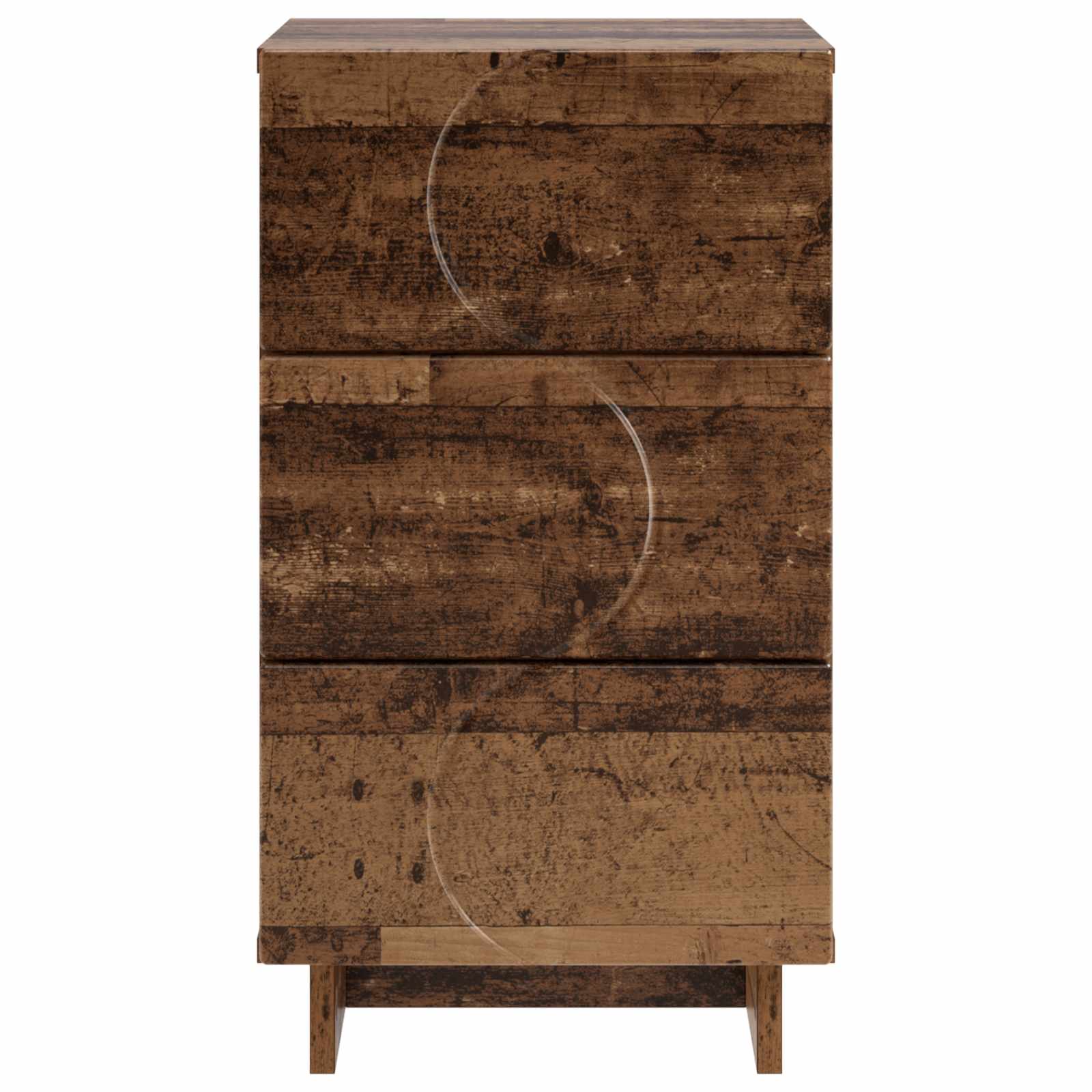 vidaXL Szafka Nocna 2 szt. Stare drewno 33,5 x 34,5 x 60 cm