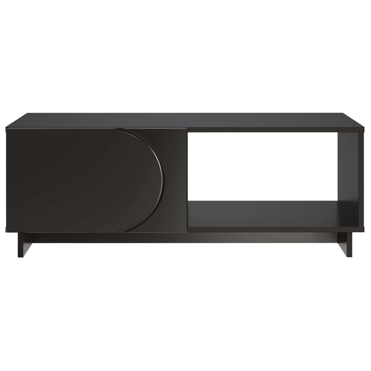 vidaXL Stolik kawowy Czarny 95 x 50,5 x 35 cm Materiał drewnopochodny