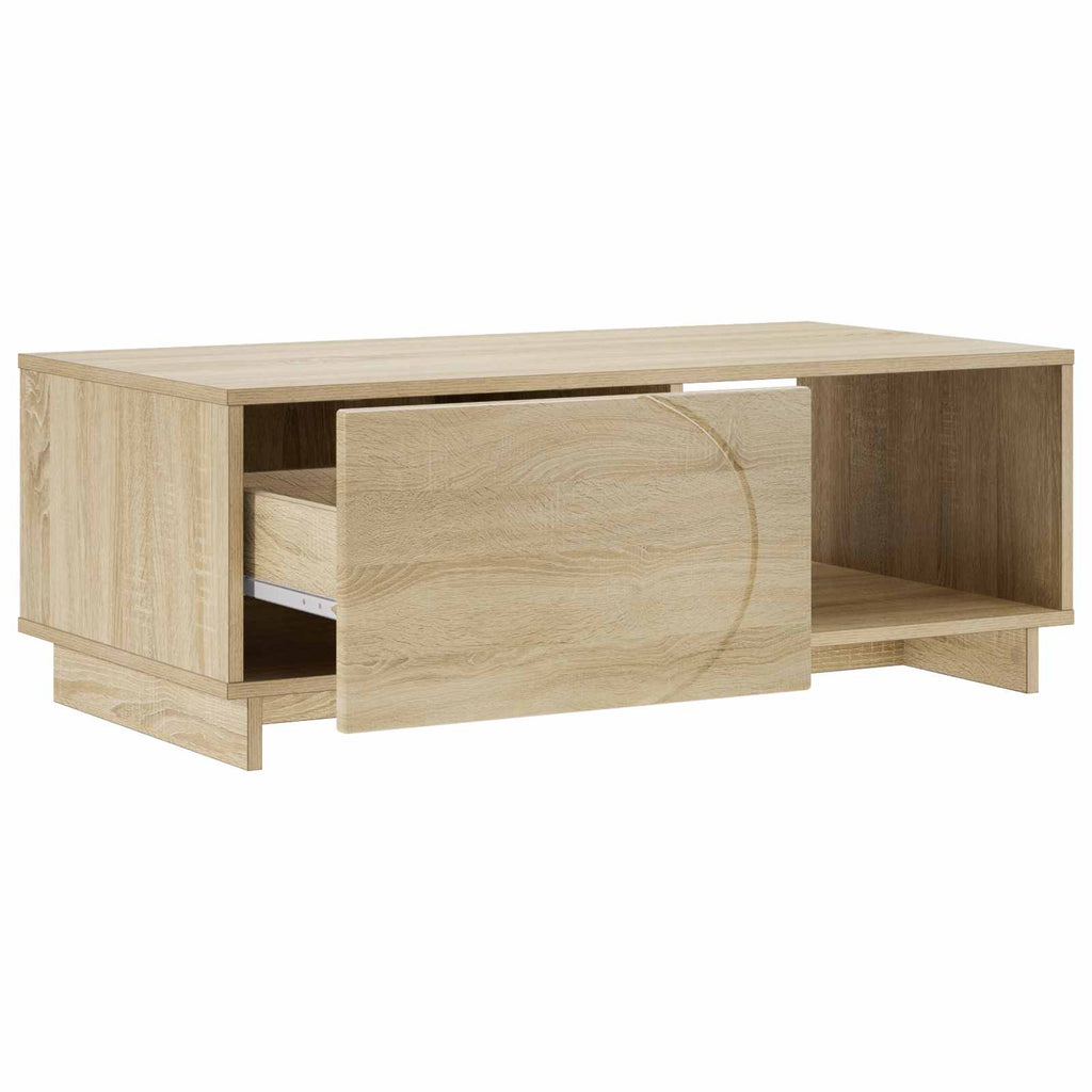 vidaXL Stolik kawowy dąb Sonoma 95 x 50,5 x 35 cm