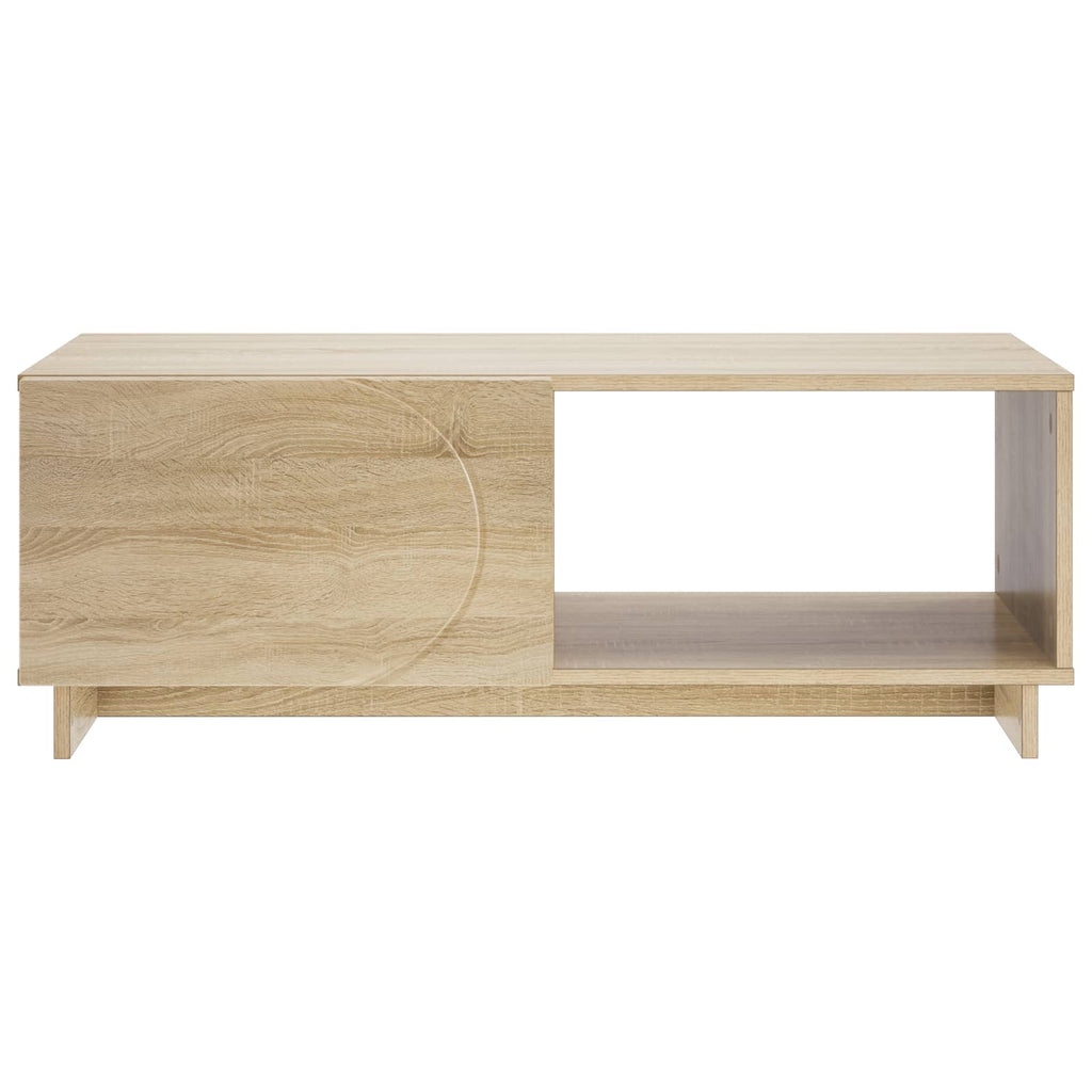 vidaXL Stolik kawowy dąb Sonoma 95 x 50,5 x 35 cm