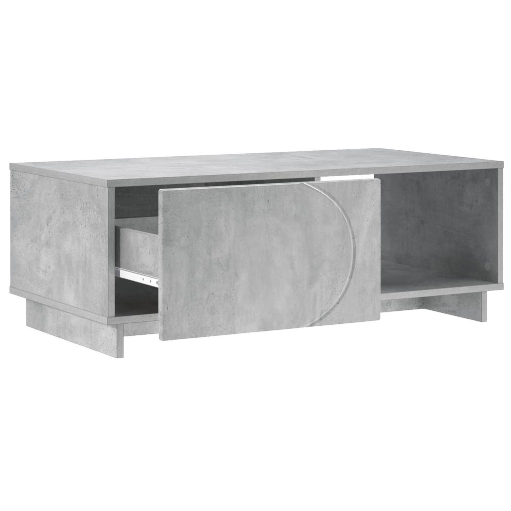 vidaXL Stolik kawowy Betonowy szary 95 x 50,5 x 35 cm