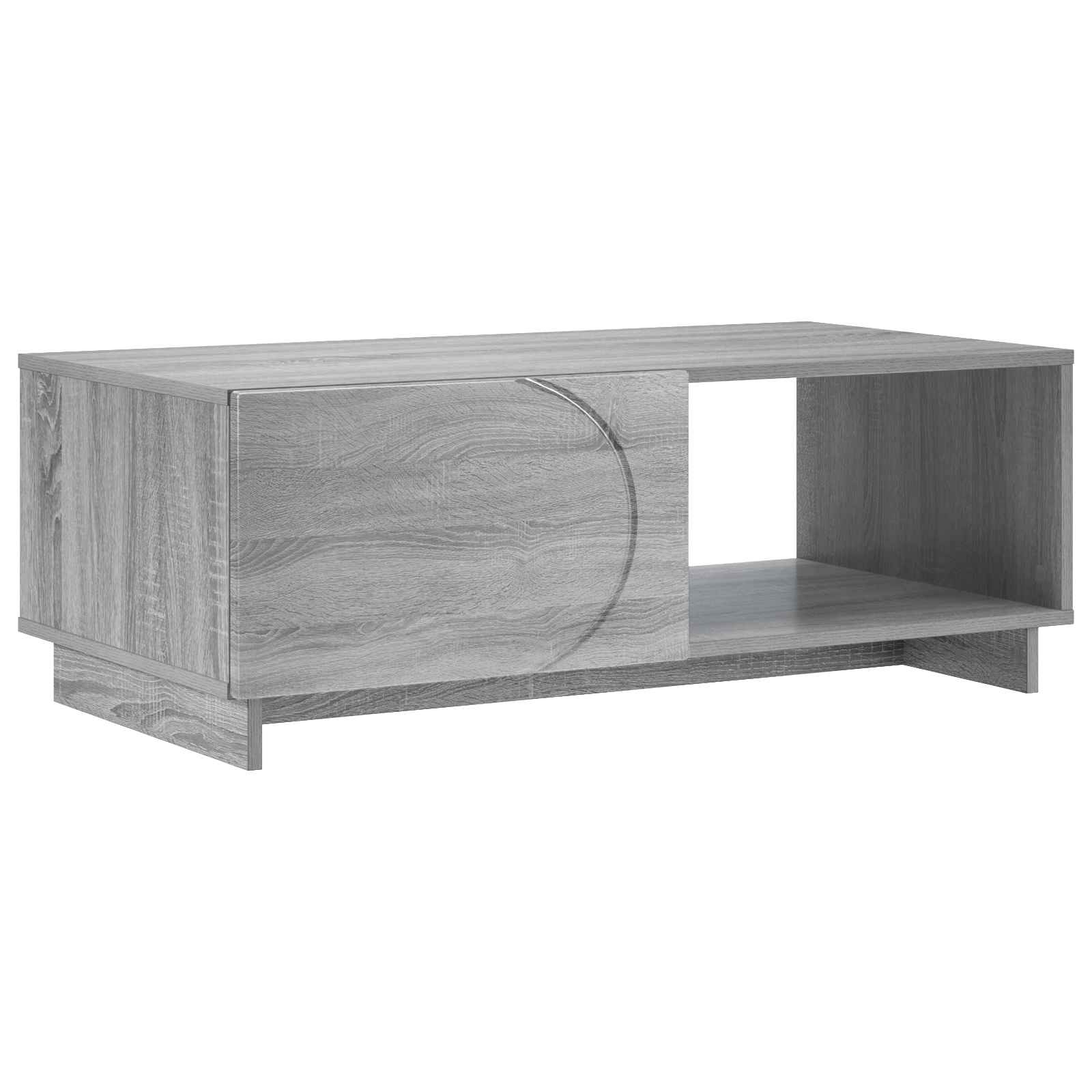 vidaXL Stolik kawowy Szary Sonoma 95 x 50,5 x 35 cm