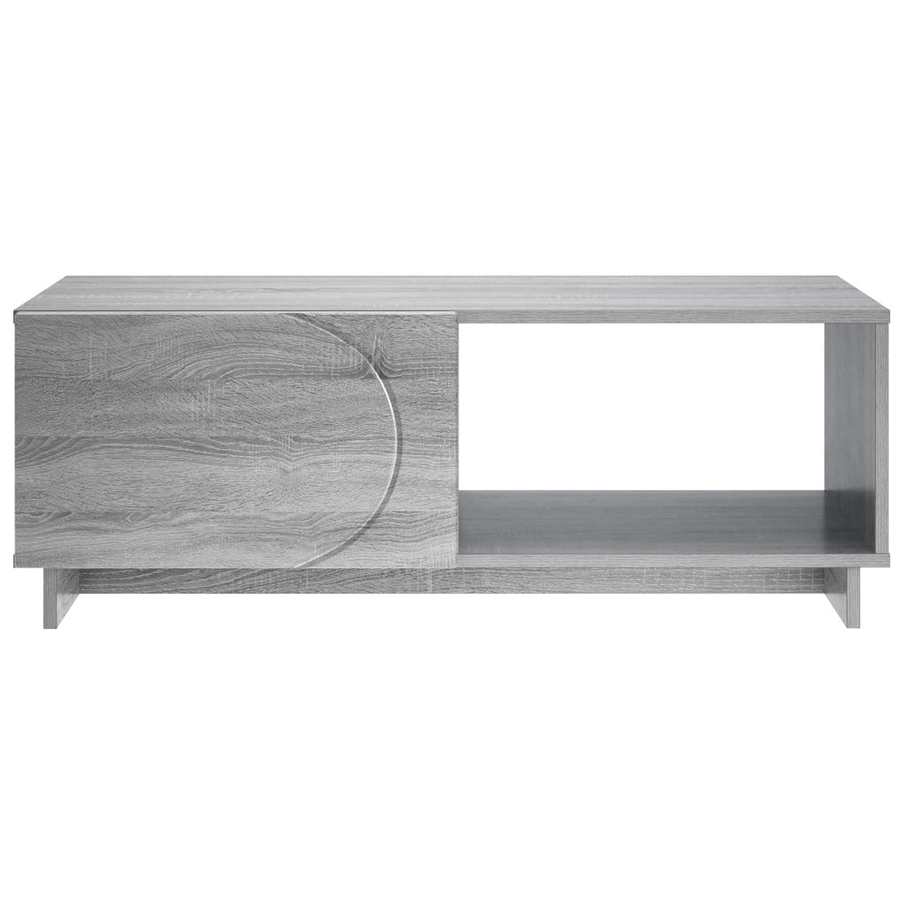 vidaXL Stolik kawowy Szary Sonoma 95 x 50,5 x 35 cm