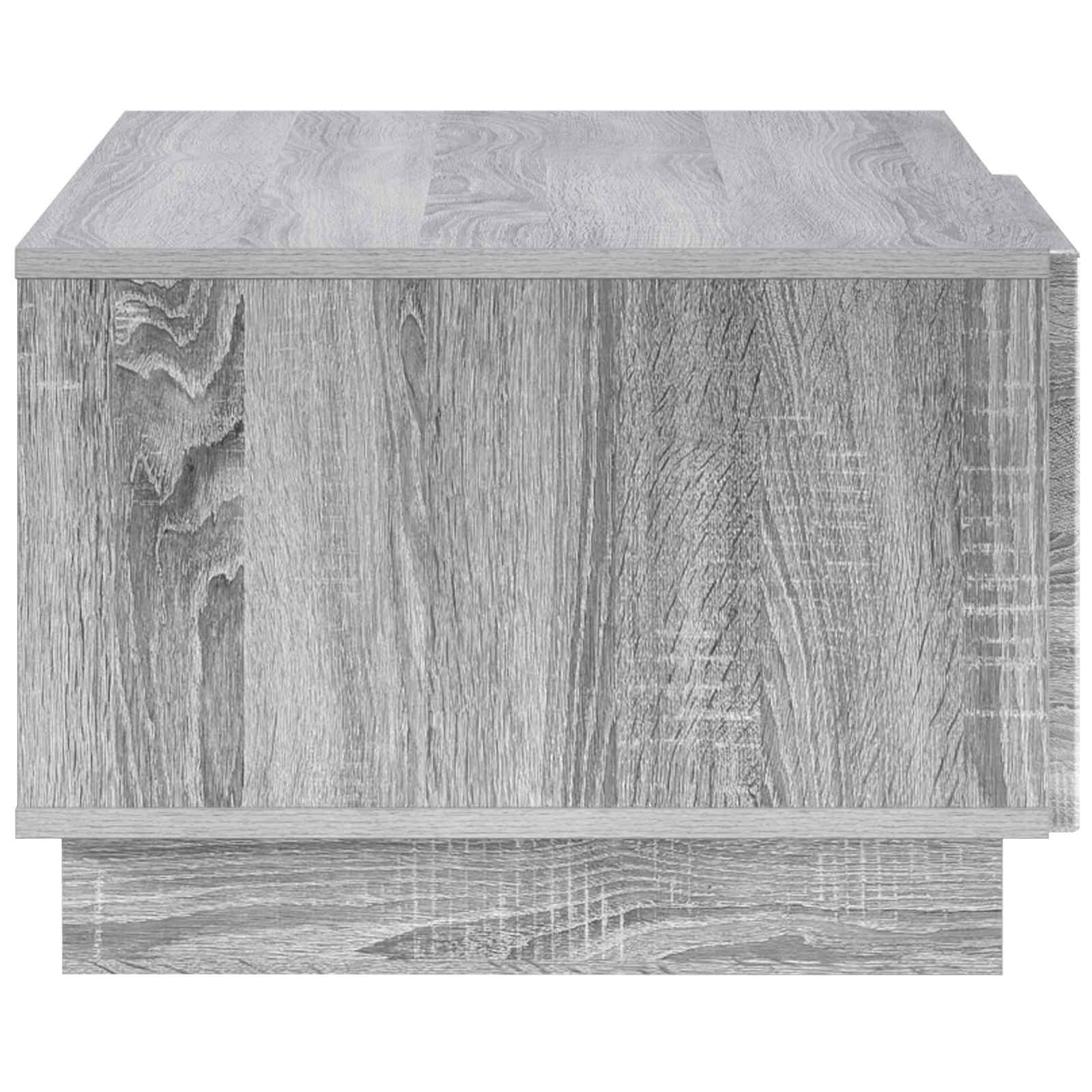 vidaXL Stolik kawowy Szary Sonoma 95 x 50,5 x 35 cm