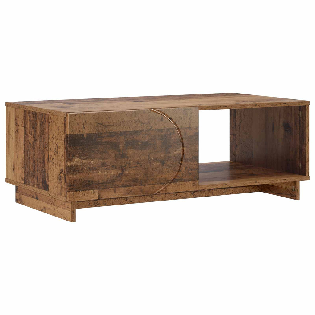 vidaXL Stolik kawowy Stare drewno 95 x 50,5 x 35 cm