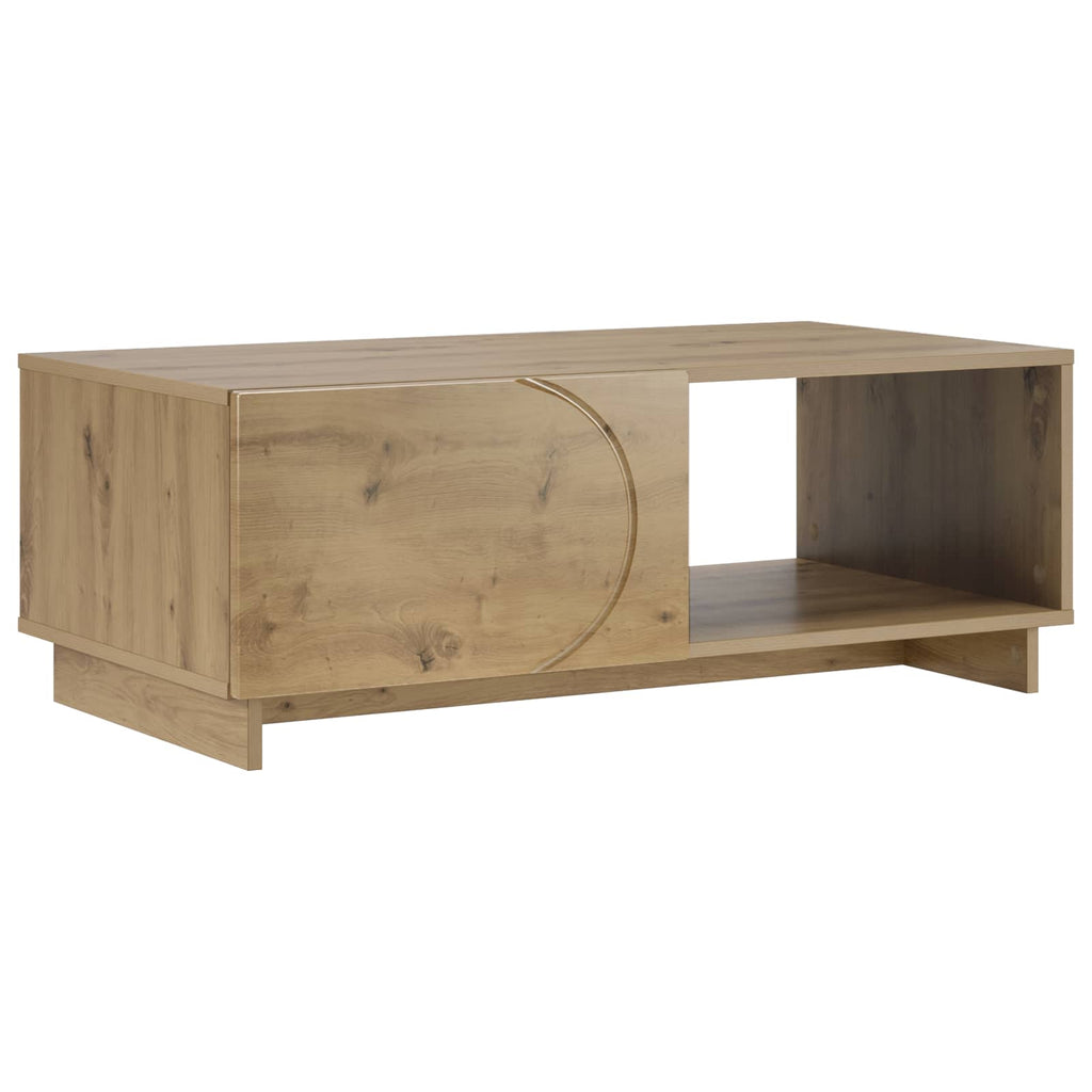 vidaXL Stolik kawowy Dąb artisan 95 x 50,5 x 35 cm