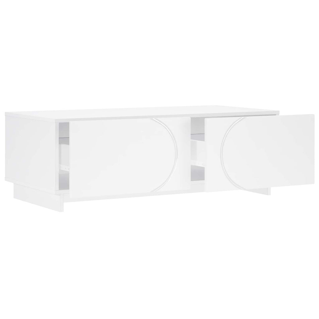 vidaXL Stolik kawowy Biały 102 x 50,5 x 35 cm Płyta meblowa