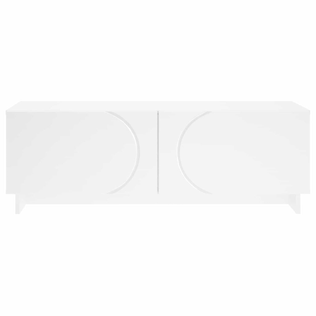 vidaXL Stolik kawowy Biały 102 x 50,5 x 35 cm Płyta meblowa