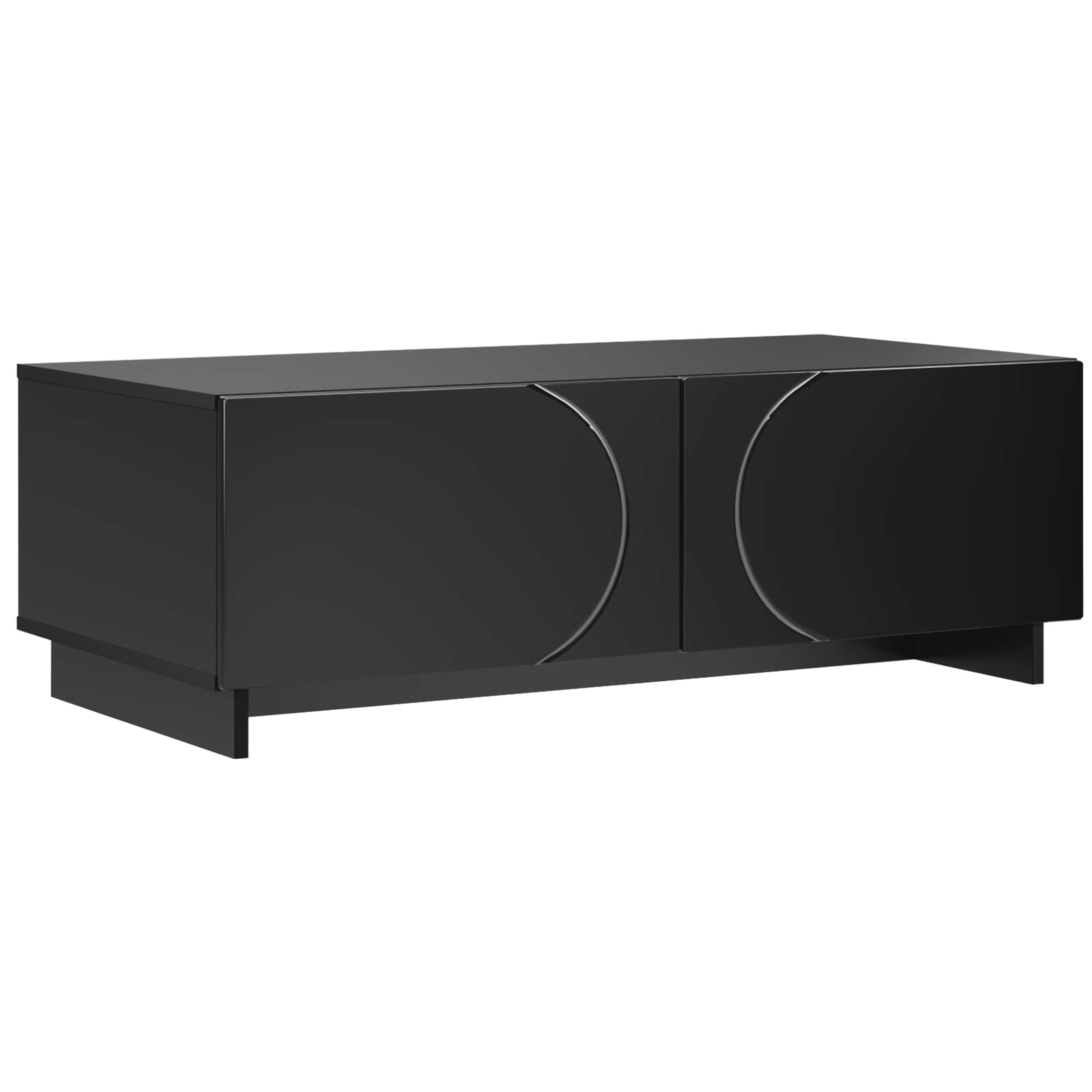 vidaXL Stolik kawowy Czarny 102 x 50,5 x 35 cm Płyta meblowa
