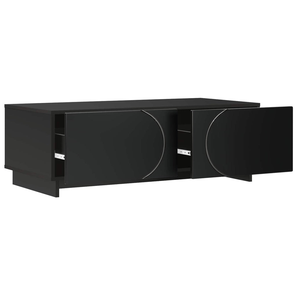 vidaXL Stolik kawowy Czarny 102 x 50,5 x 35 cm Płyta meblowa