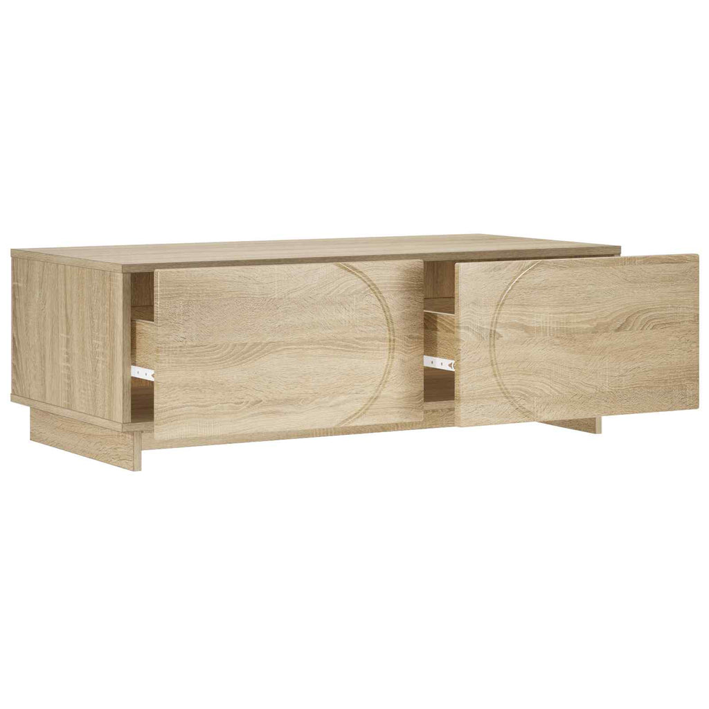 vidaXL Stolik kawowy dąb Sonoma 102 x 50,5 x 35 cm Płyta meblowa