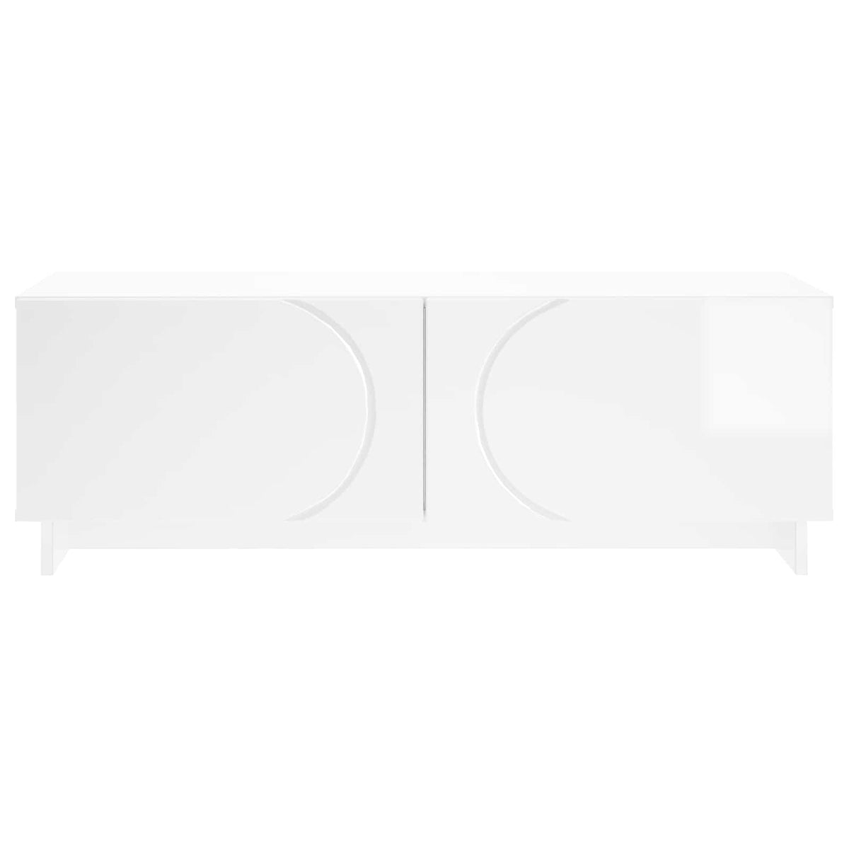 vidaXL Stolik kawowy Biały wysoki połysk 102 x 50,5 x 35 cm