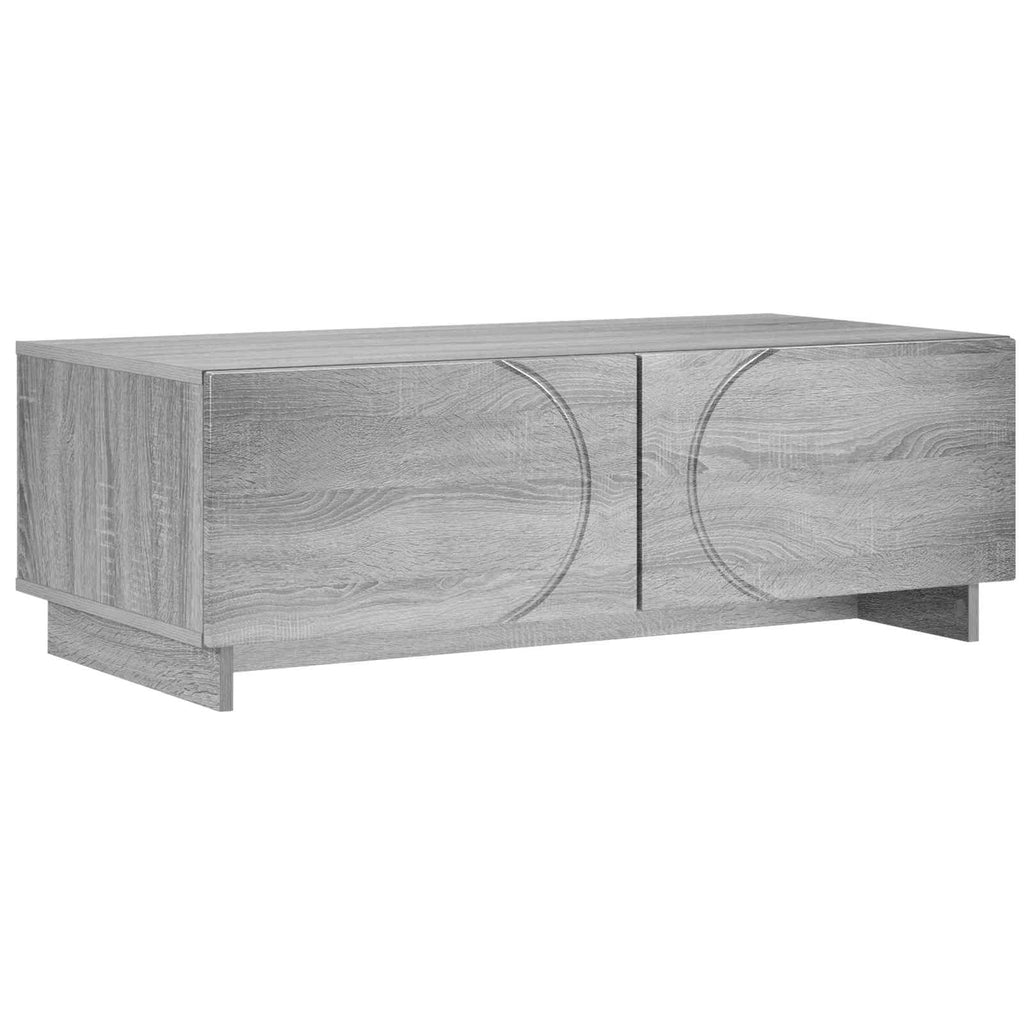 vidaXL Stolik kawowy Szary Sonoma 102 x 50,5 x 35 cm Płyta meblowa
