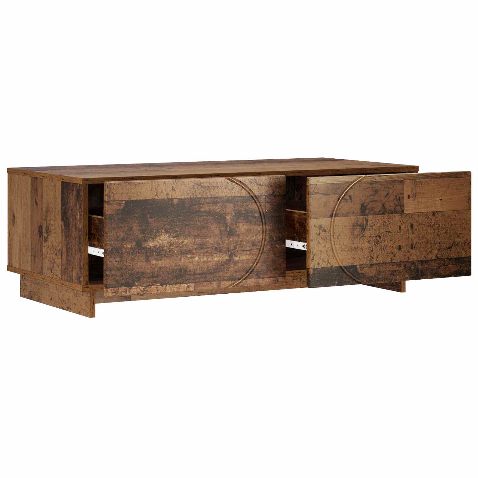vidaXL Stolik kawowy Stare drewno 102 x 50,5 x 35 cm Płyta meblowa
