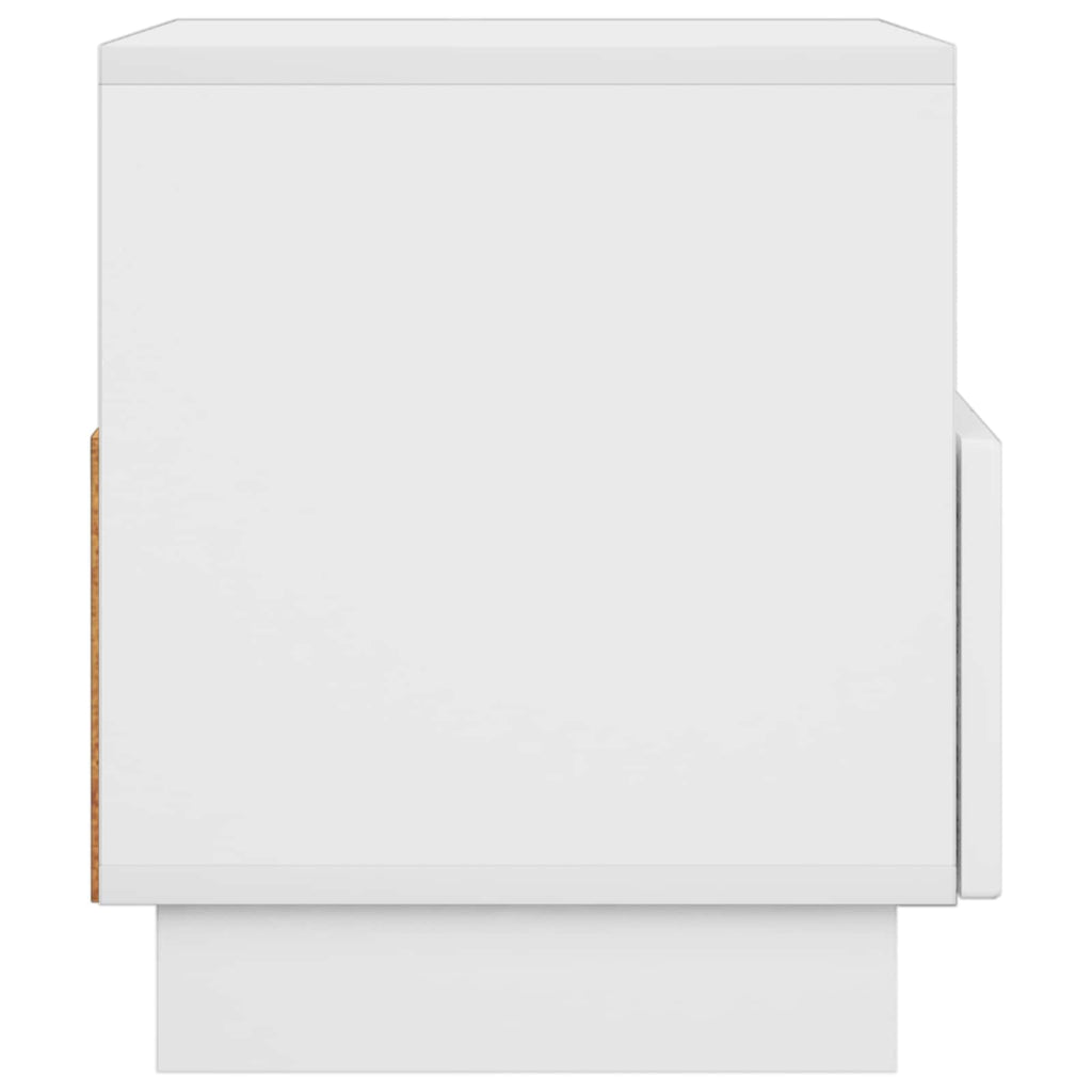 vidaXL Stół pod telewizor 60 x 34.5 x 40 cm Biały Drewno inżynieryjne