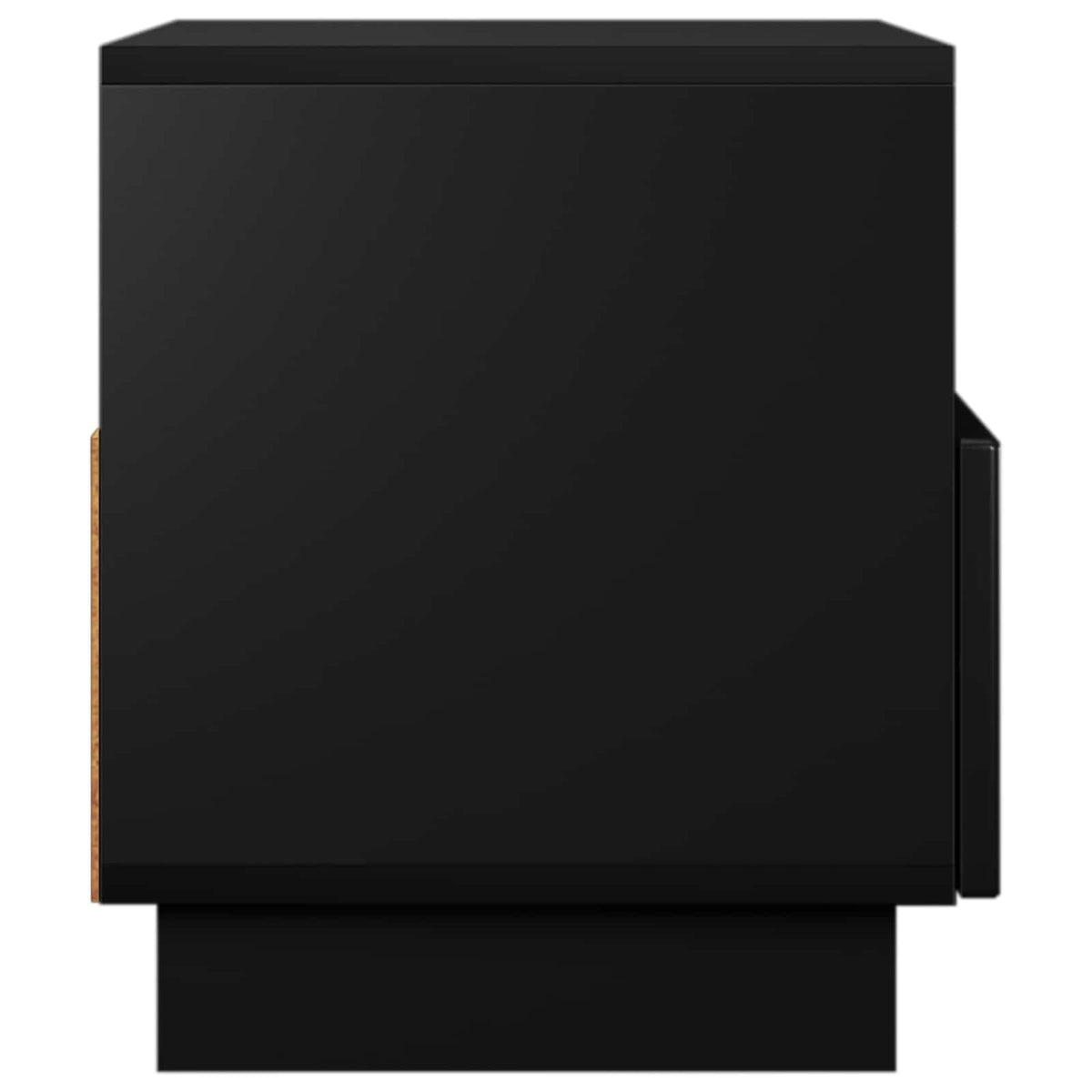 vidaXL Stół pod telewizor 60 x 34,5 x 40 cm Czarny Drewno inżynieryjne