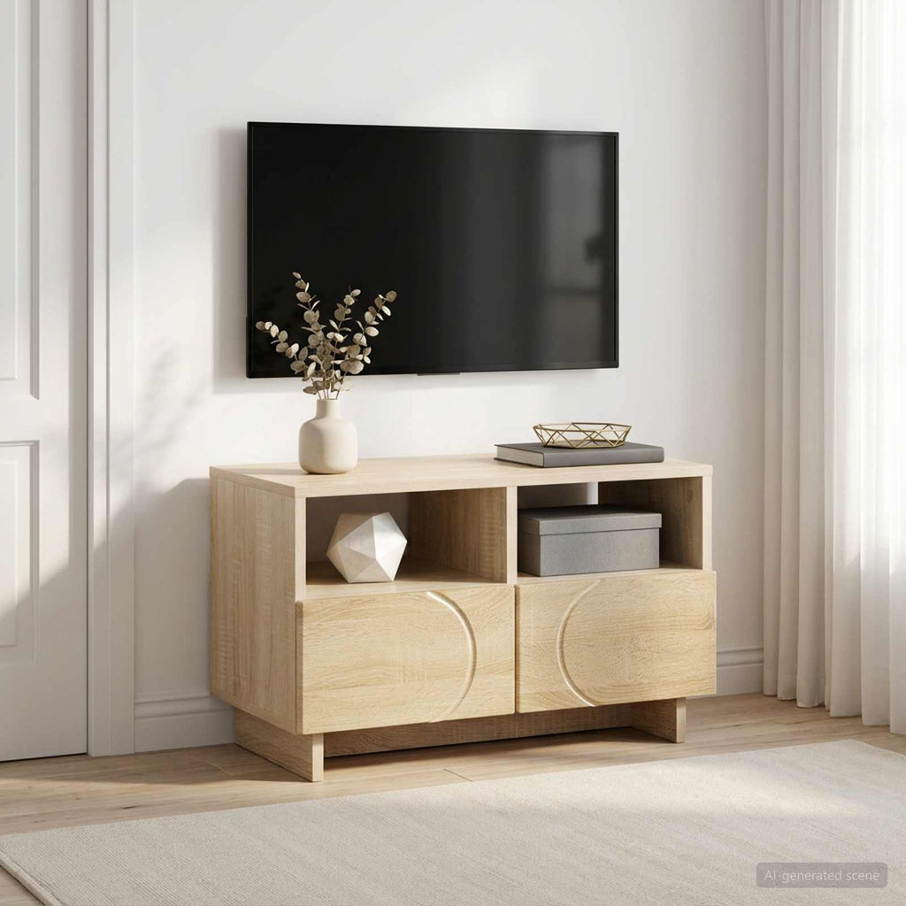 vidaXL Stół pod telewizor 60 x 34,5 x 40 cm dąb Sonoma