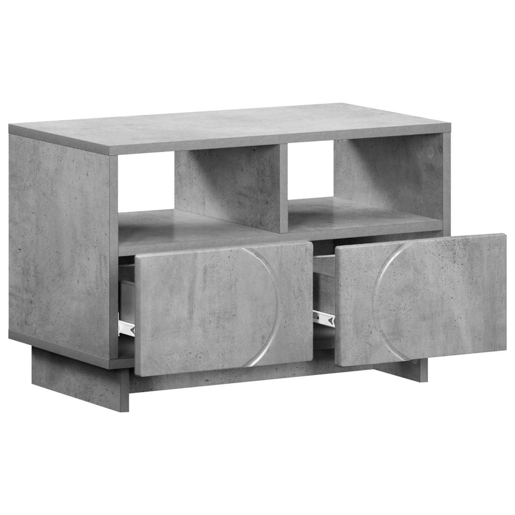 vidaXL Stół pod telewizor 60 x 34,5 x 40 cm Betonowy szary
