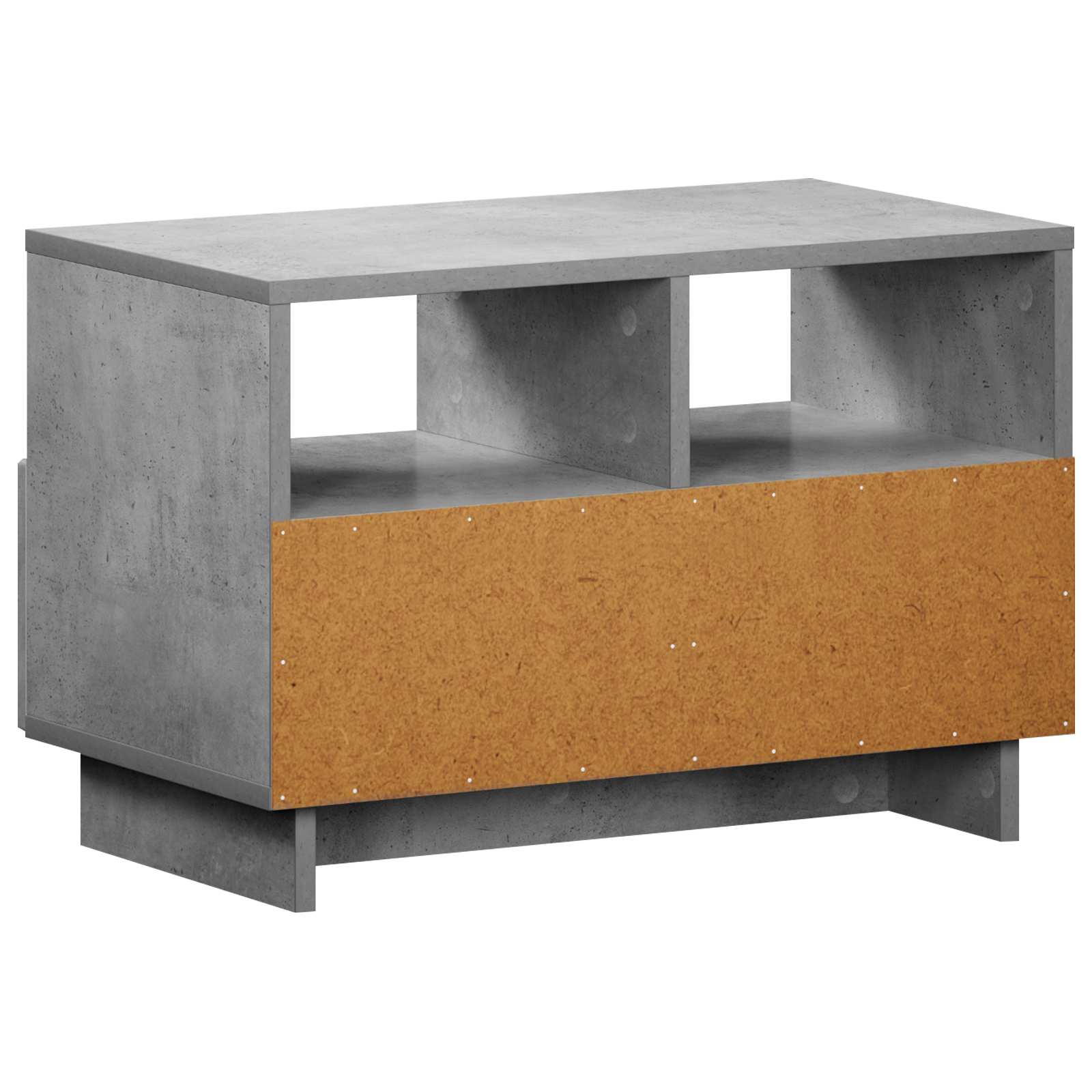 vidaXL Stół pod telewizor 60 x 34,5 x 40 cm Betonowy szary