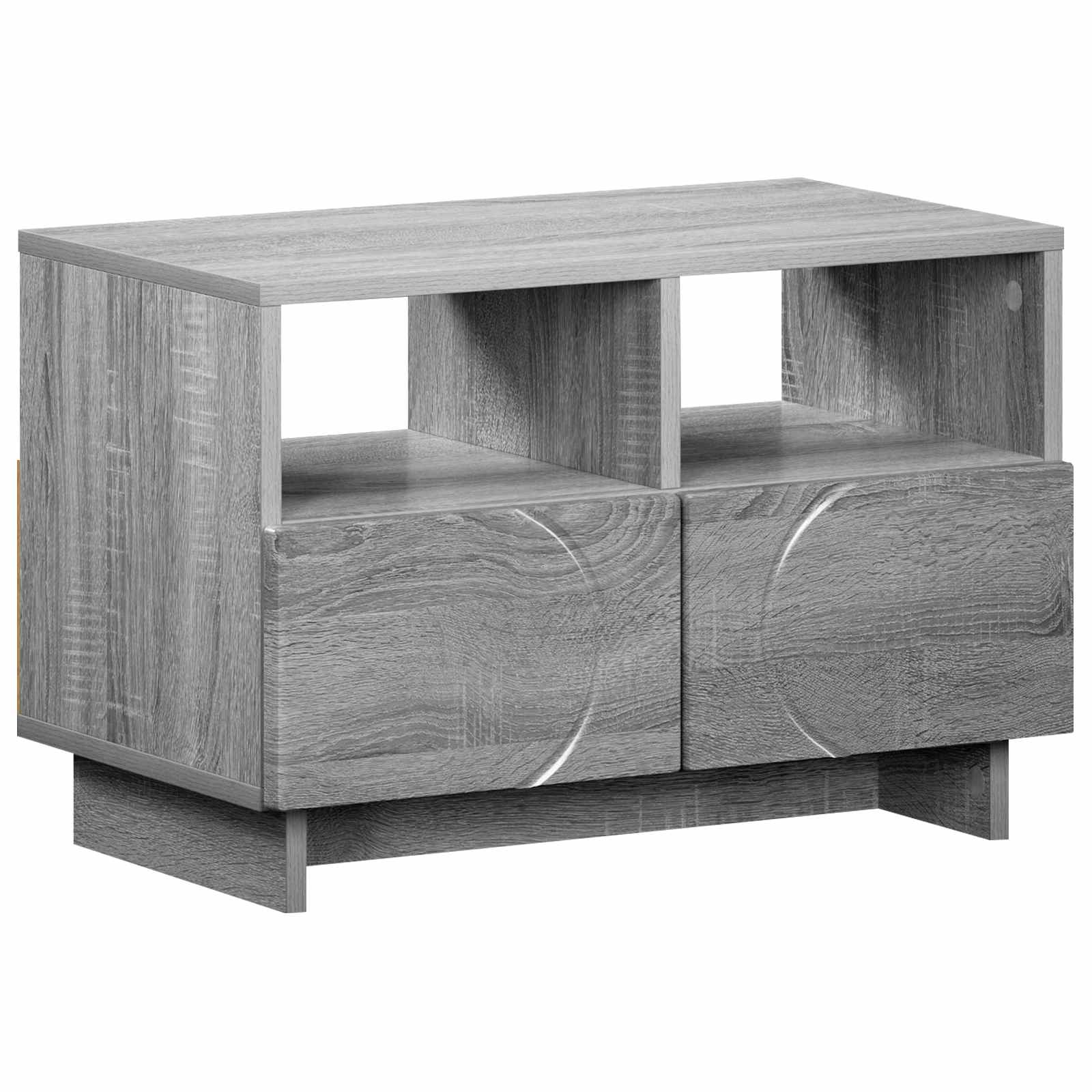 vidaXL Stół pod telewizor 60 x 34,5 x 40 cm Szary Sonoma