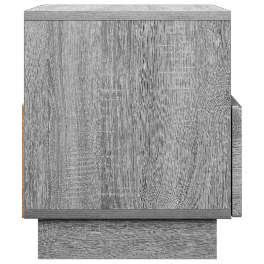 vidaXL Stół pod telewizor 60 x 34,5 x 40 cm Szary Sonoma