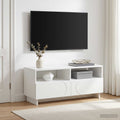 vidaXL Stół pod telewizor 90 x 34.5 x 40 cm Biały Drewno inżynieryjne