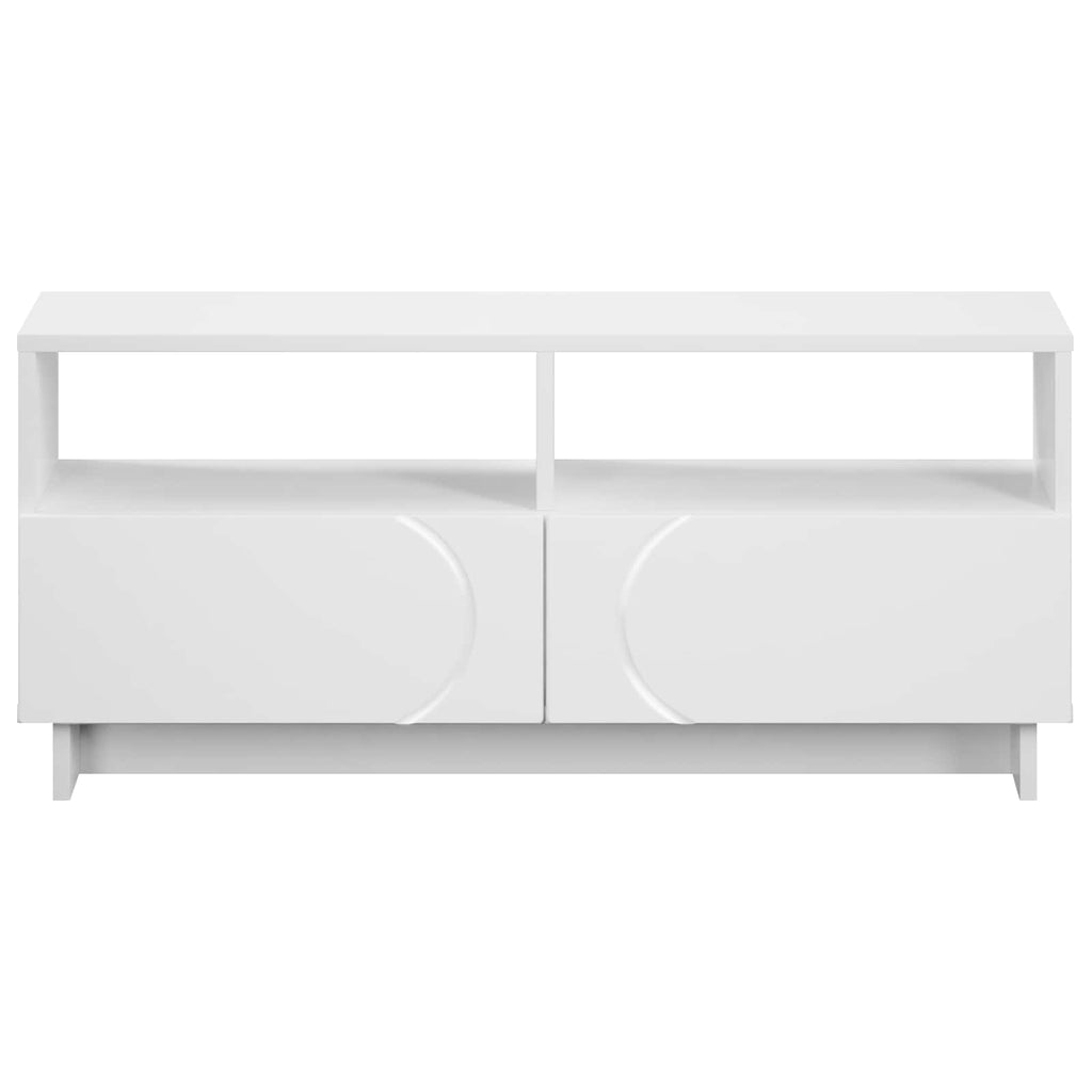 vidaXL Stół pod telewizor 90 x 34.5 x 40 cm Biały Drewno inżynieryjne