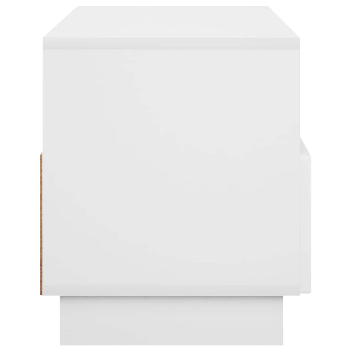 vidaXL Stół pod telewizor 90 x 34.5 x 40 cm Biały wysoki połysk