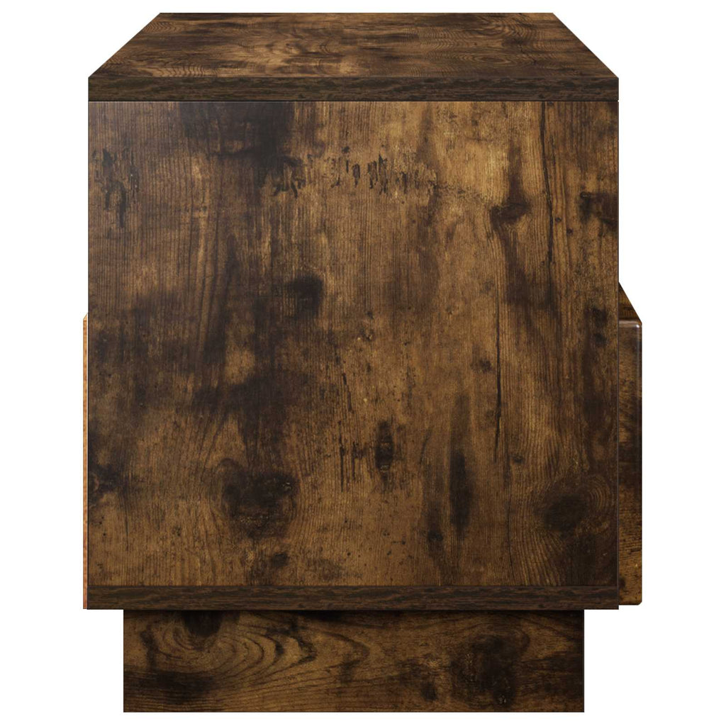 vidaXL Stół pod telewizor 90 x 34,5 x 40 cm Dąb wędzony