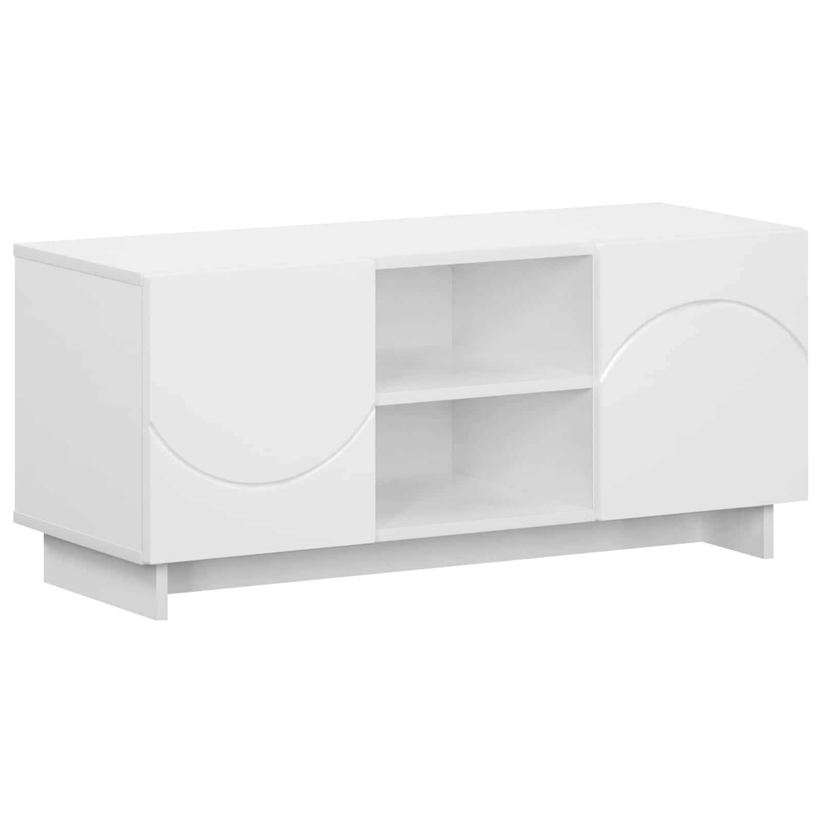 vidaXL Stół pod telewizor 90 x 34.5 x 40 cm Biały Drewno inżynieryjne